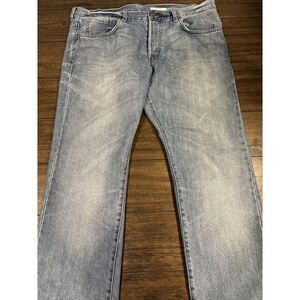 H&M‎ &Denim Jeans Men's Sz 38X34 Straight Regular Waist Button Fly